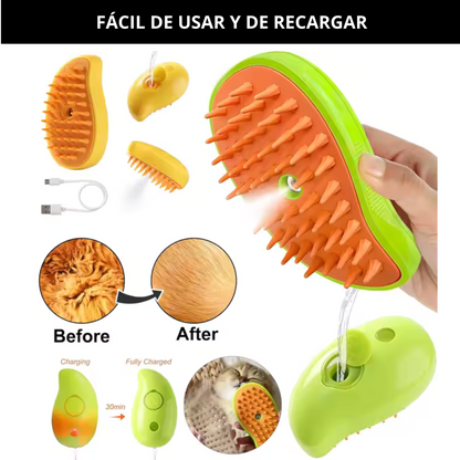 BRUSHING -PET | Peine vaporizador anti-pelusa